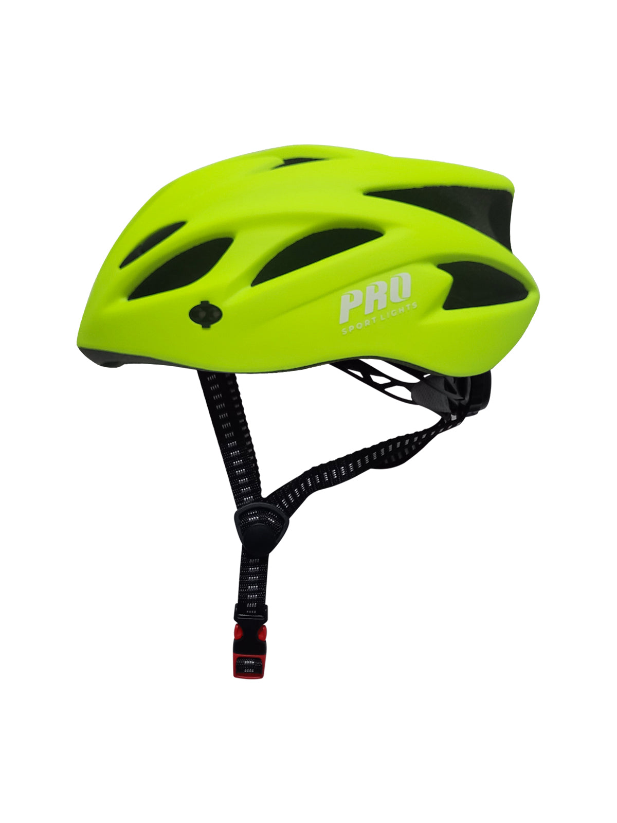 Fietshelm Pro Sport Lights Heren/Dames Flashy Geel/Groen
