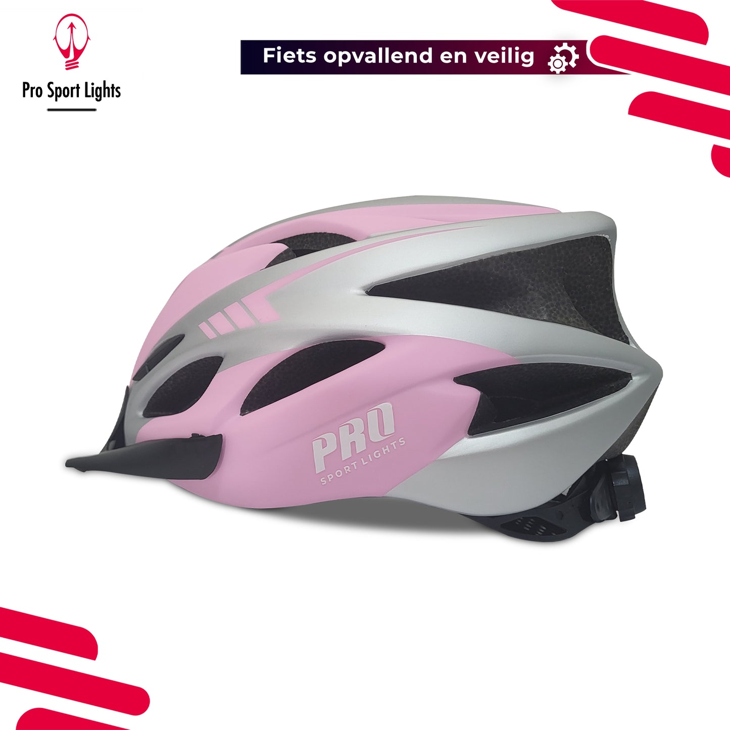 Fietshelm Dames - Mat Roze