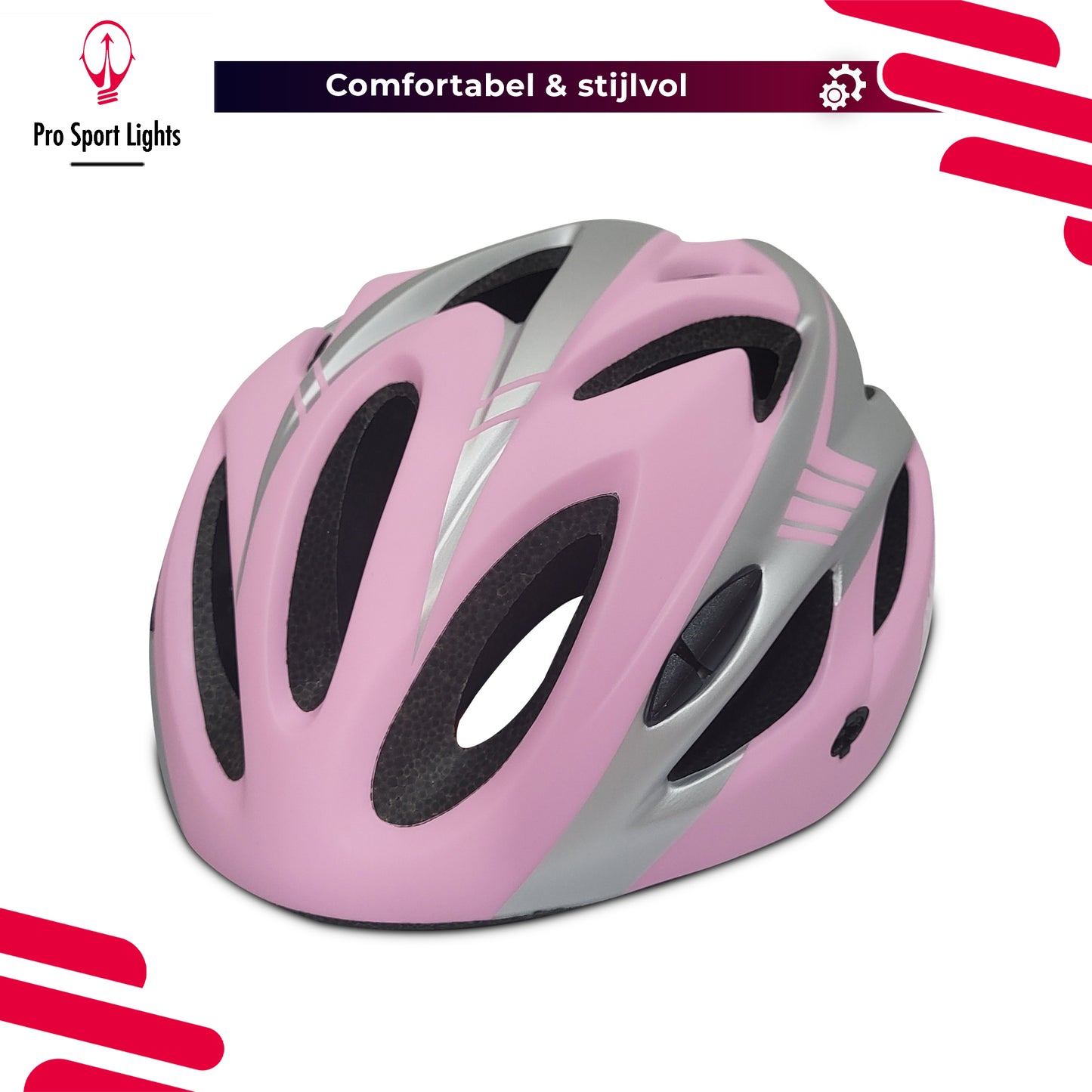 Fietshelm Dames - Mat Roze