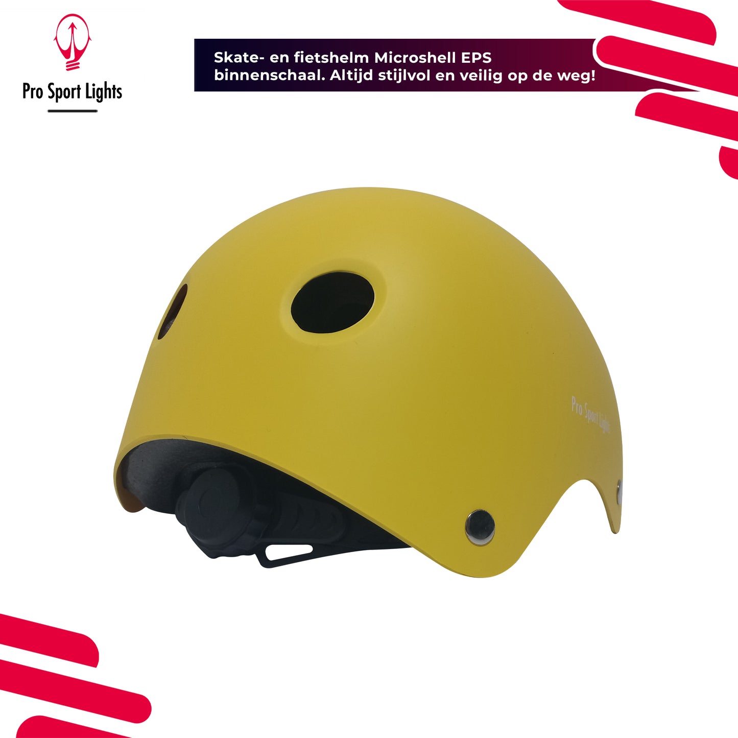 Casque de vélo pour enfants Jaune Mat