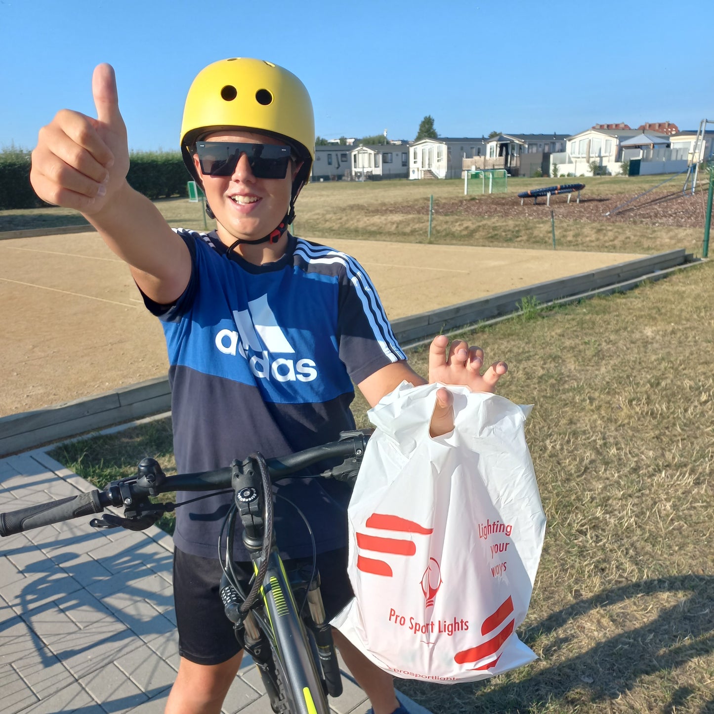 Casque de vélo pour enfants Jaune Mat