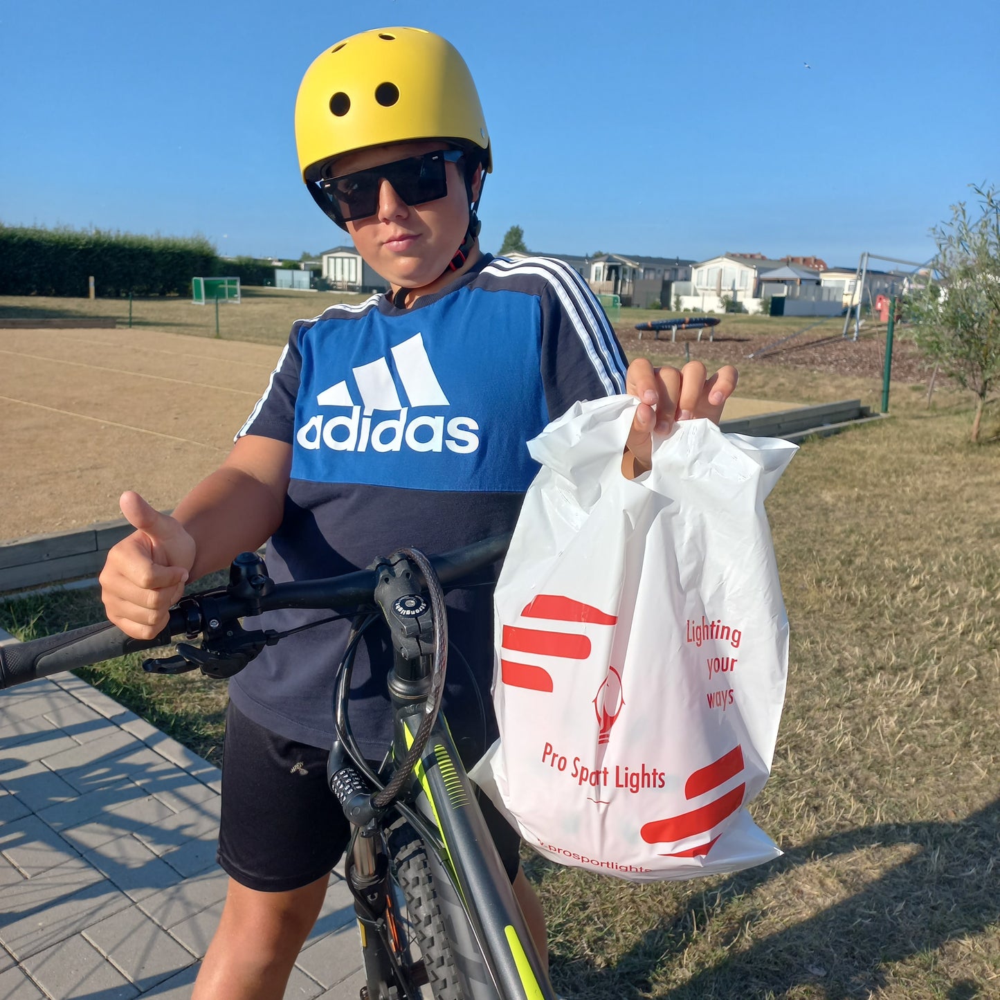 Casque de vélo pour enfants Jaune Mat