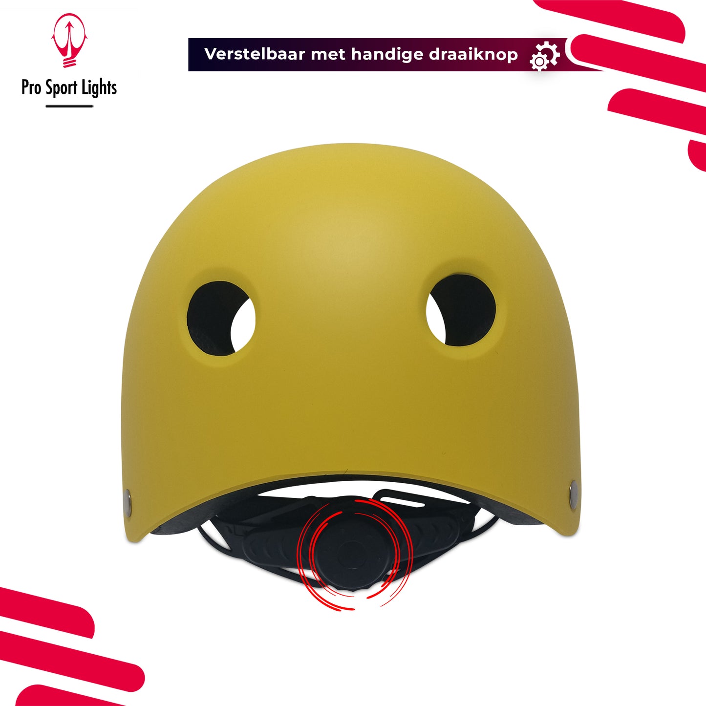 Casque de vélo pour enfants Jaune Mat