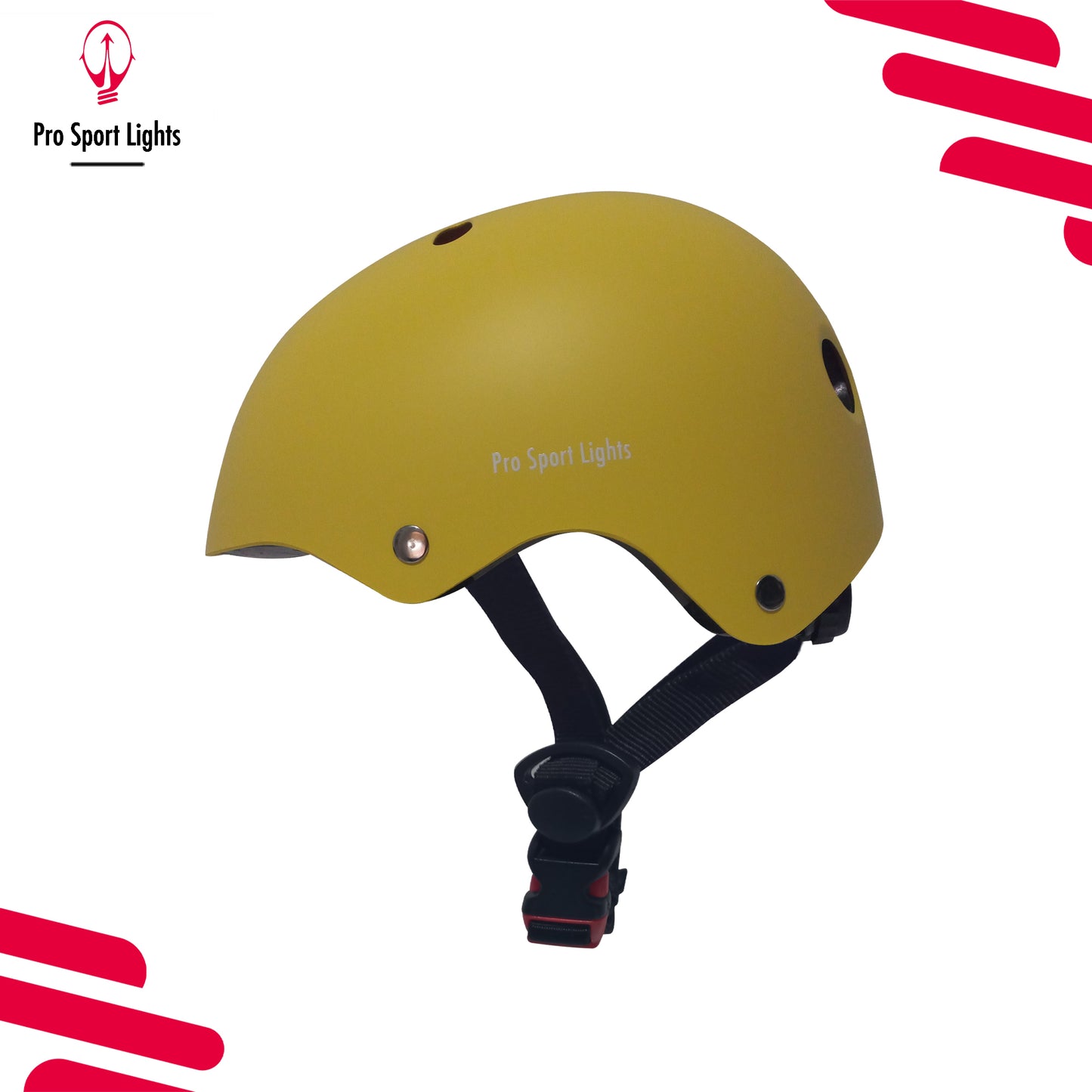 Casque de vélo pour enfants Jaune Mat