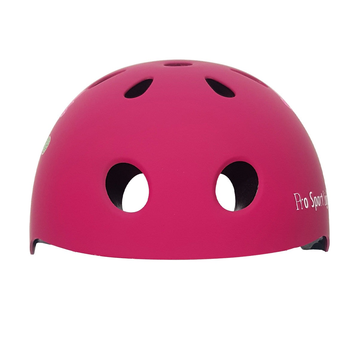 Fietshelm kinderen kinderfietshelm pink roze donkerroze skate fiets