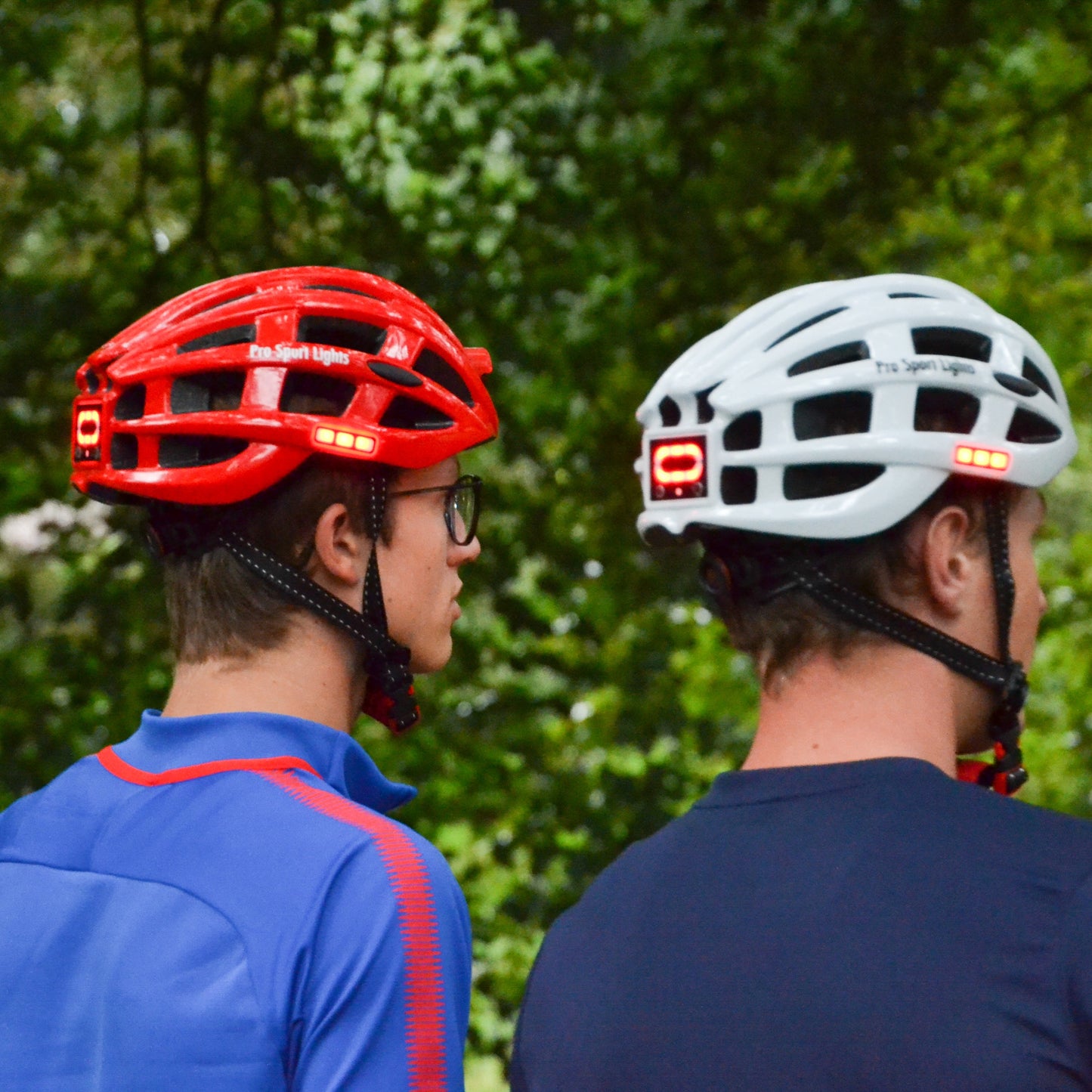 Pro Sport Lights Fietshelm - Rood