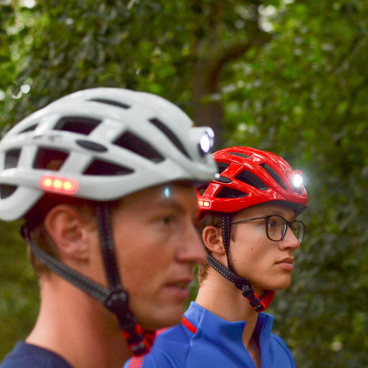 Pro Sport Lights Fietshelm - Rood