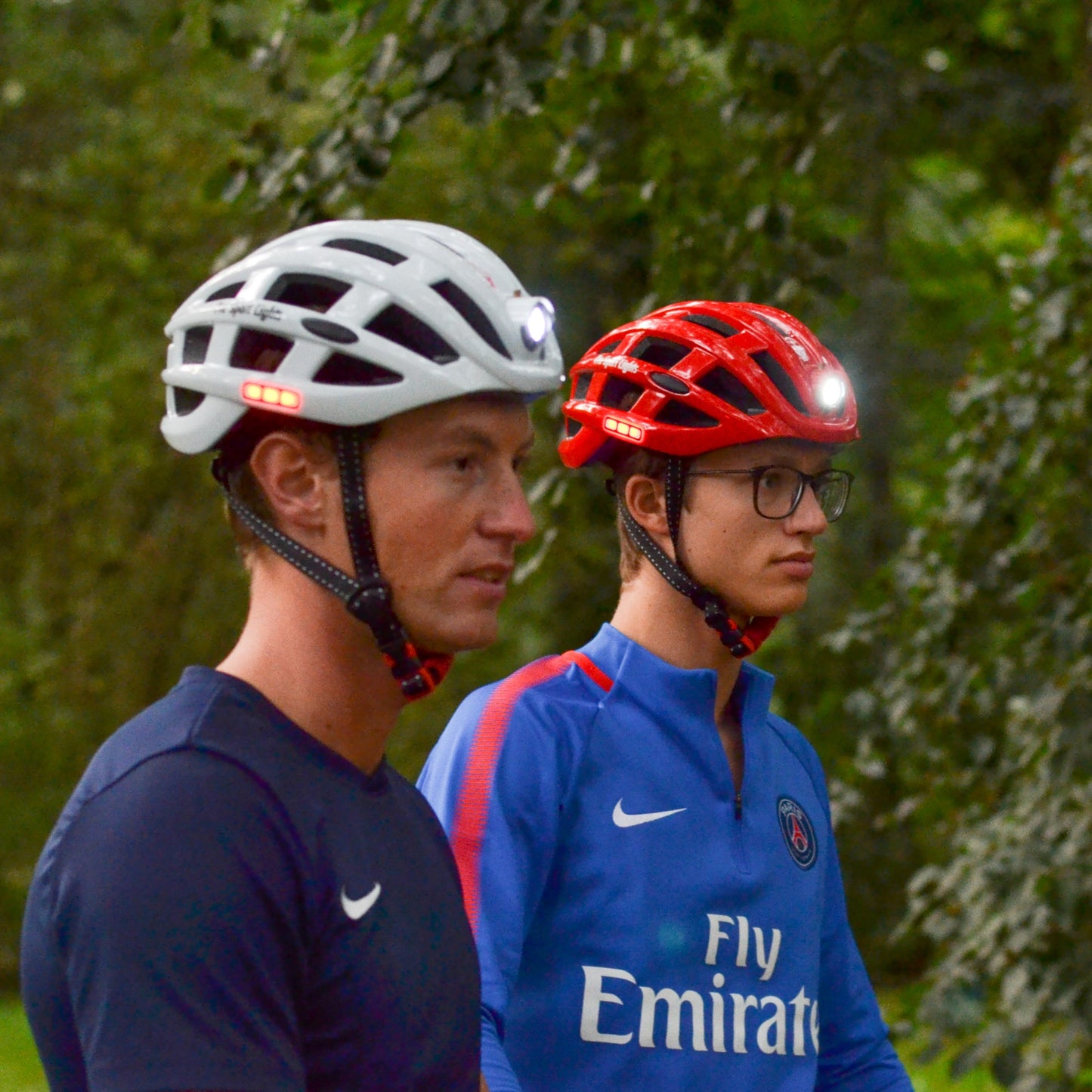 Pro Sport Lights Fietshelm - Rood