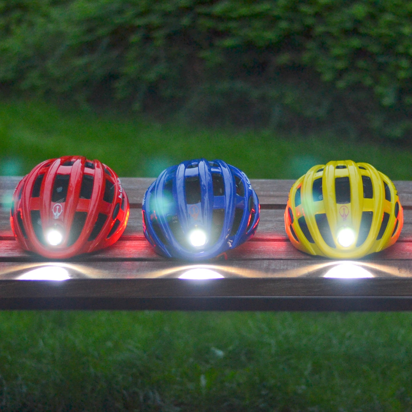 Pro Sport Lights Fietshelm - Rood