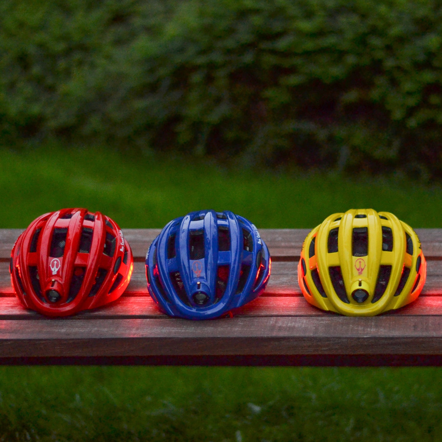 Pro Sport Lights Fietshelm - Rood