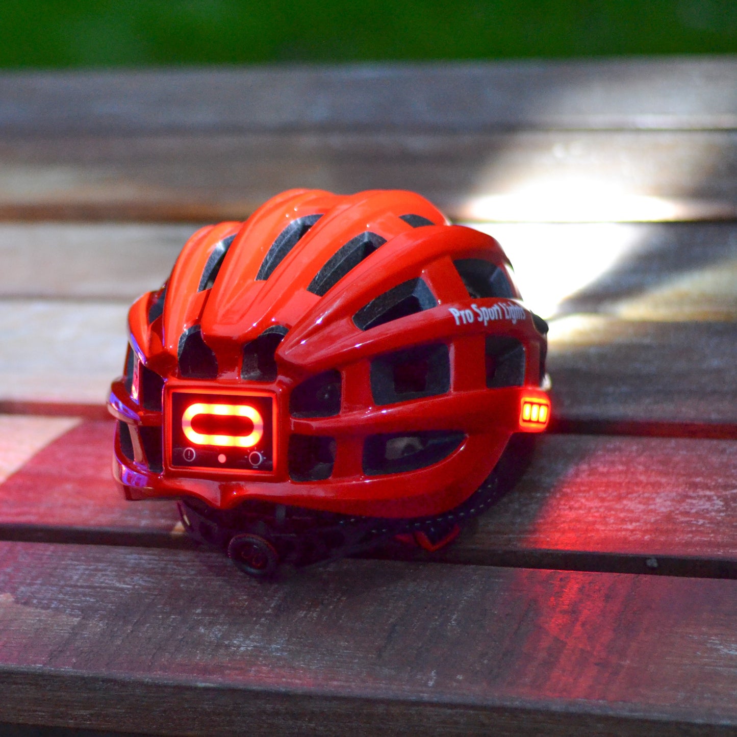 Pro Sport Lights Fietshelm - Rood