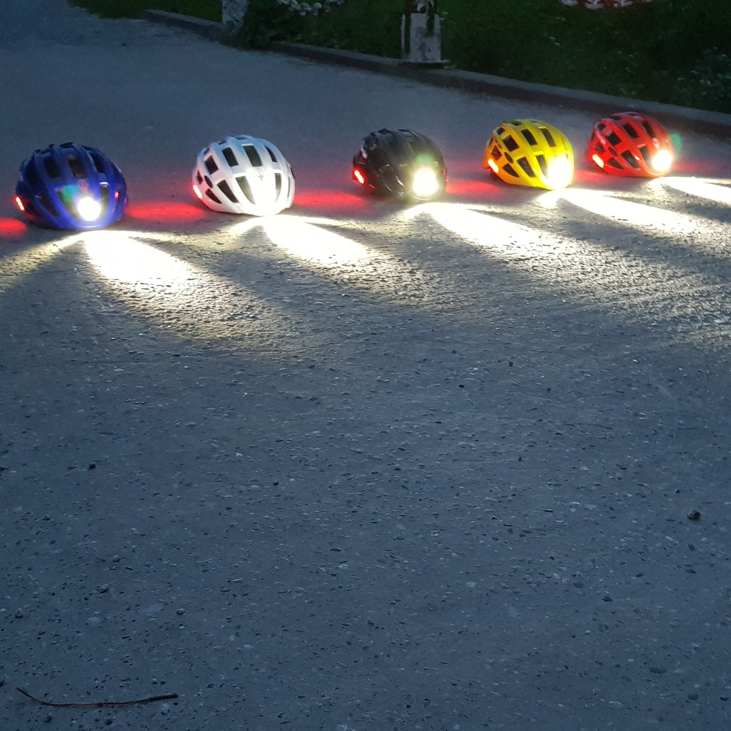 Pro Sport Lights Fietshelm - Rood