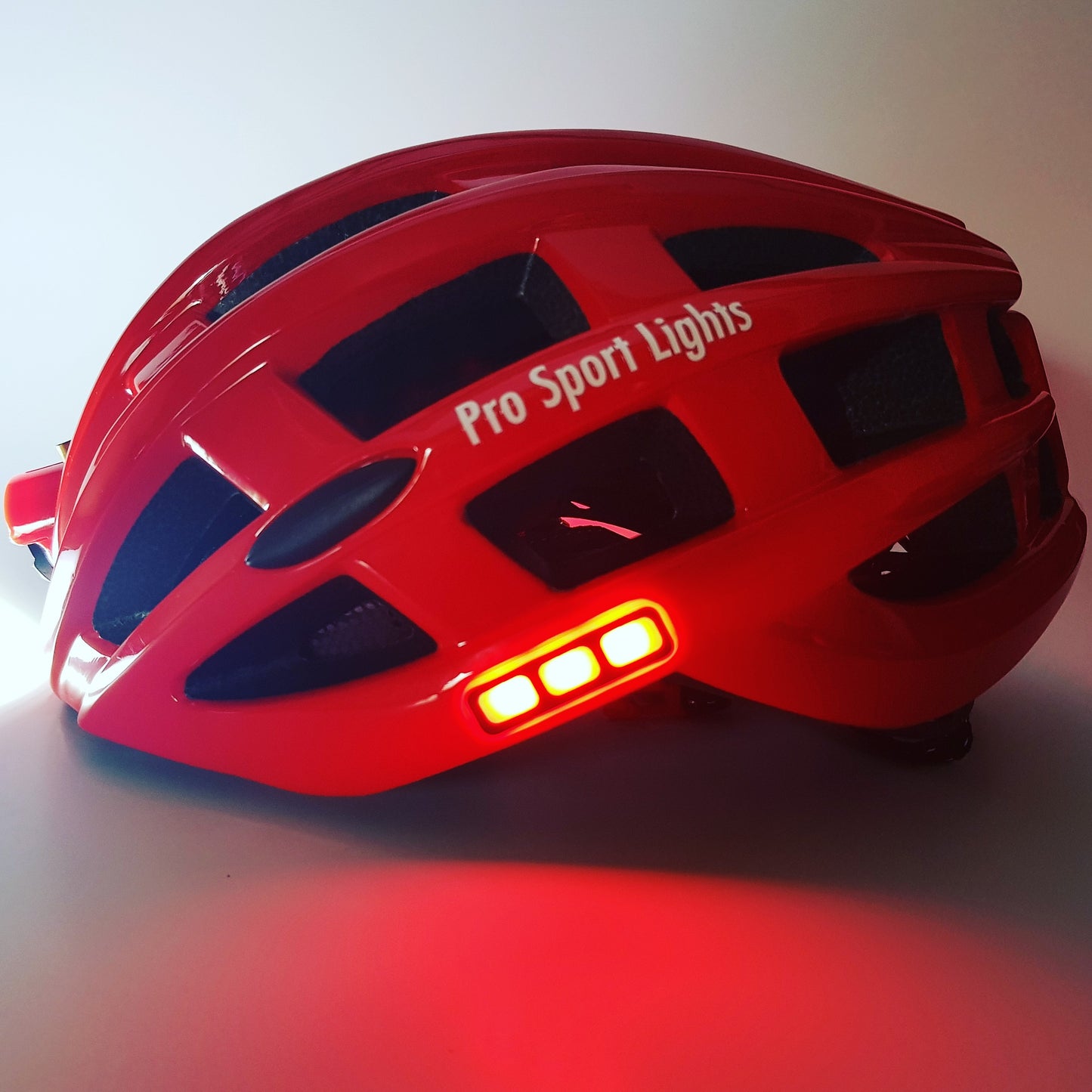 Pro Sport Lights Fietshelm - Rood