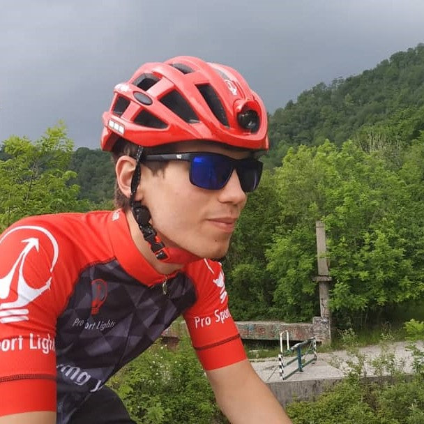 Pro Sport Lights Fietshelm - Rood
