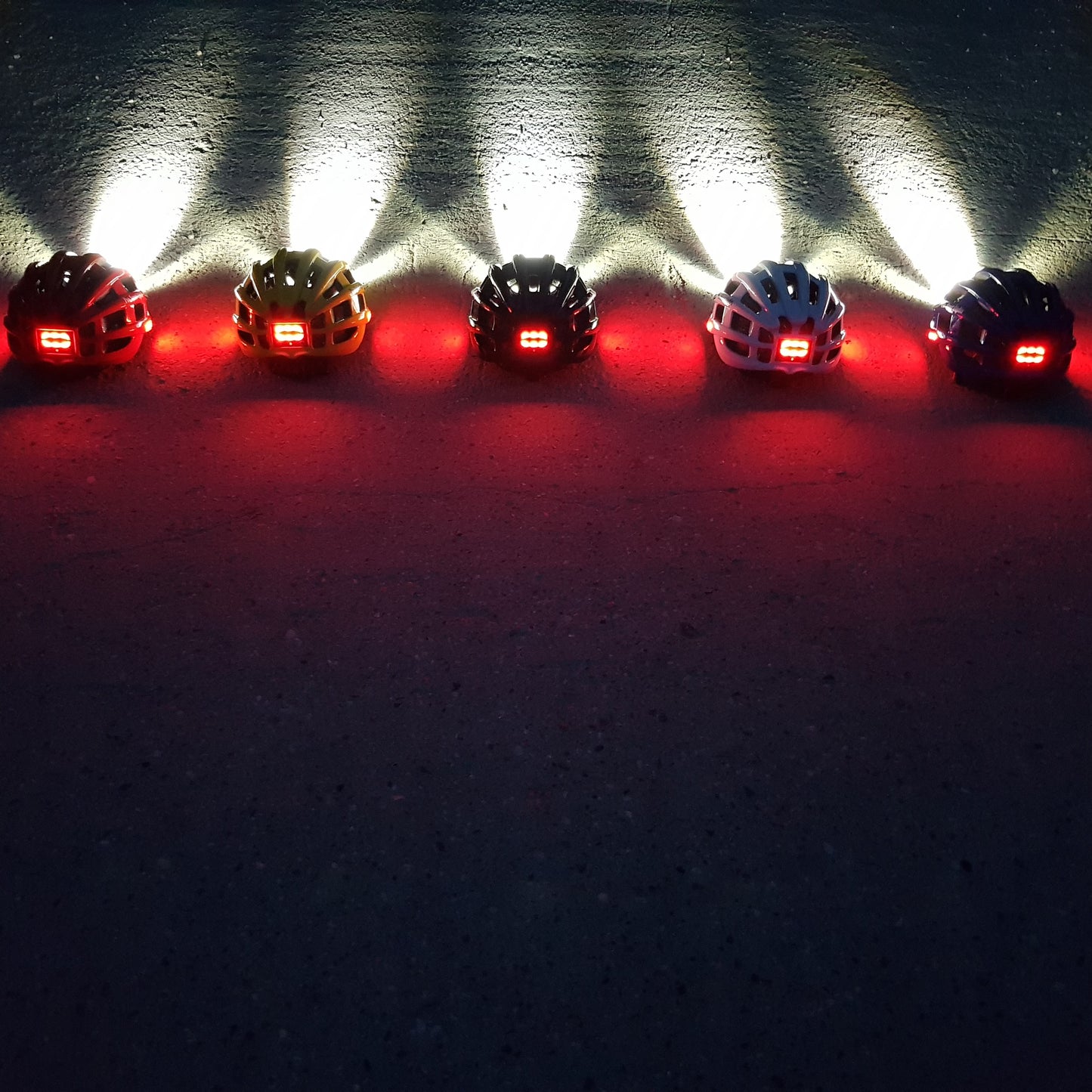 Pro Sport Lights Fietshelm - Rood