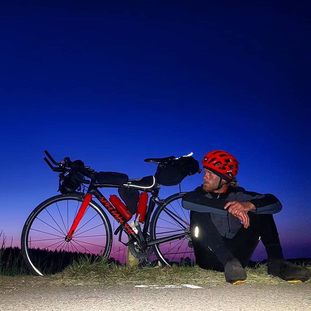 Pro Sport Lights Fietshelm - Rood