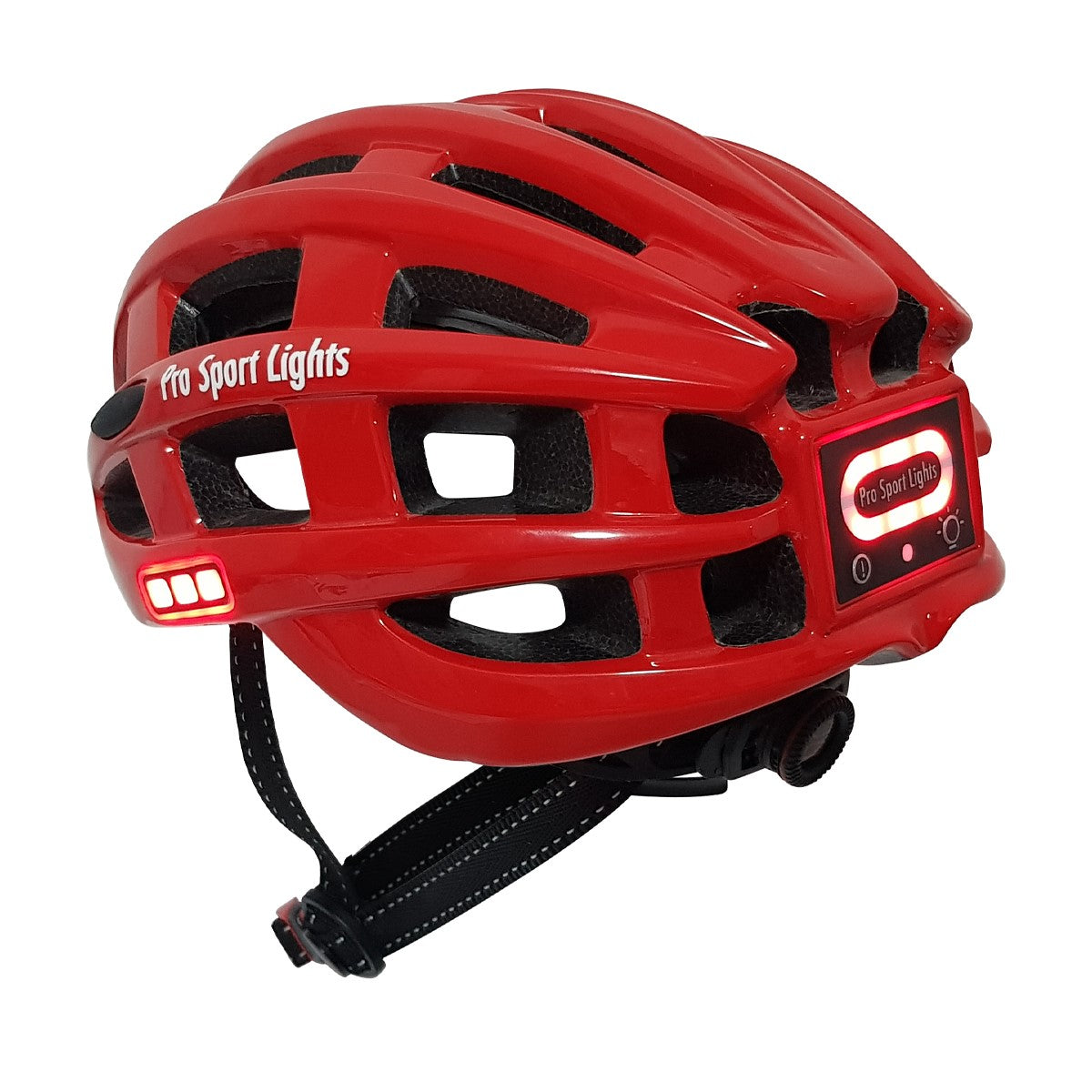 Pro Sport Lights Fietshelm - Rood