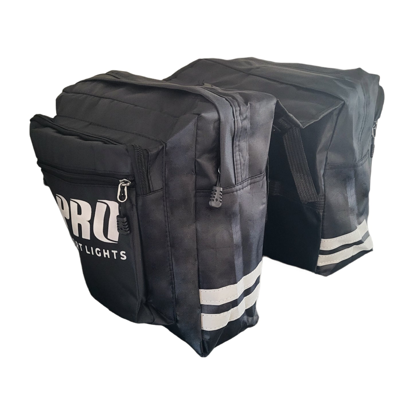 Dubbele Fietstas Pro Sport Lights - Zwart