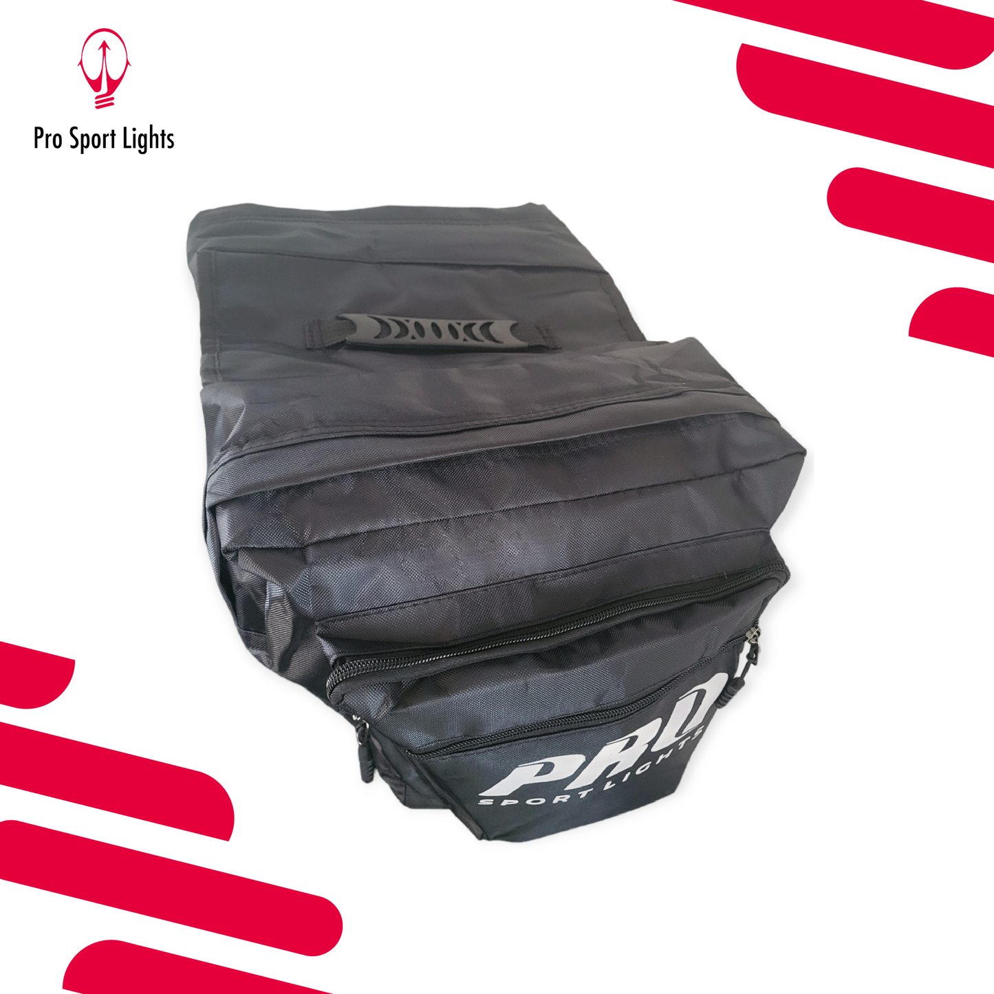 Dubbele Fietstas Pro Sport Lights - Zwart