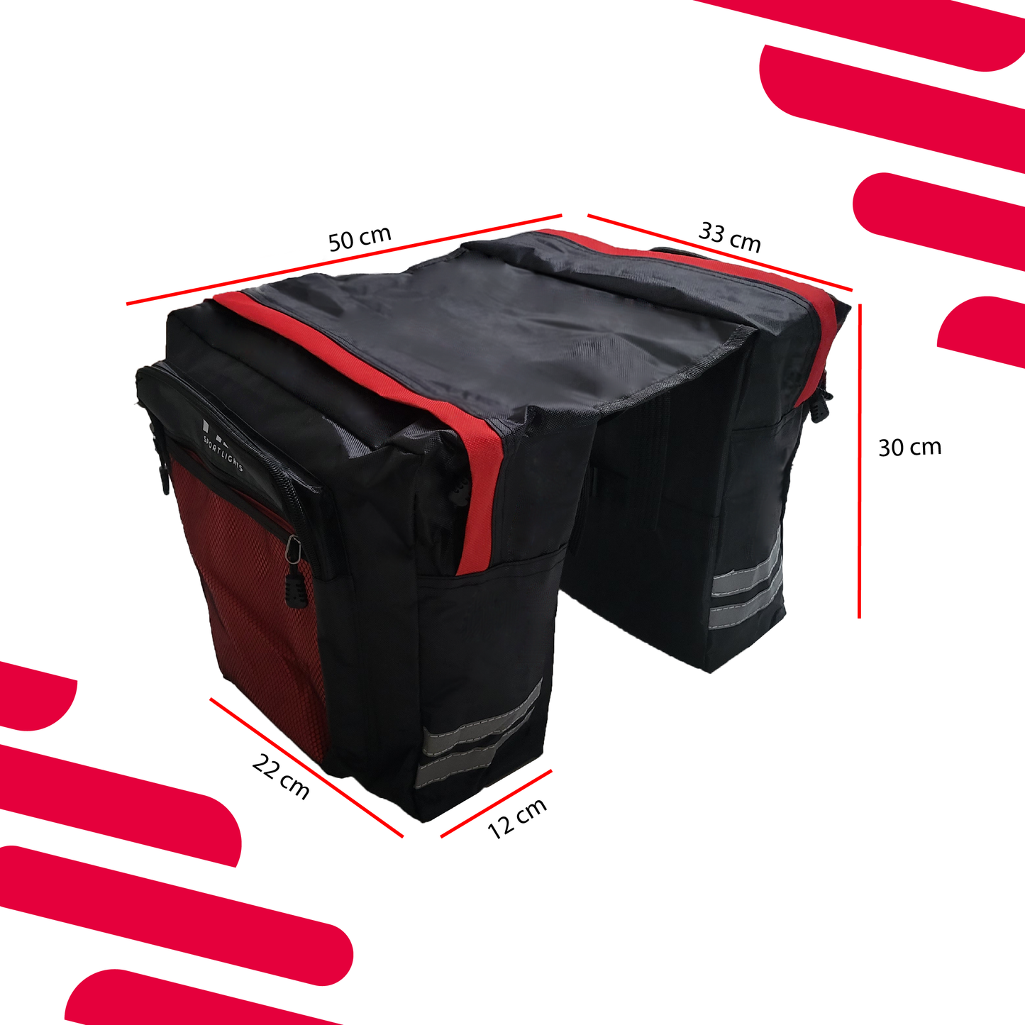 Fietstassen Dubbel Elektrische Fietsen Waterdicht - 30L