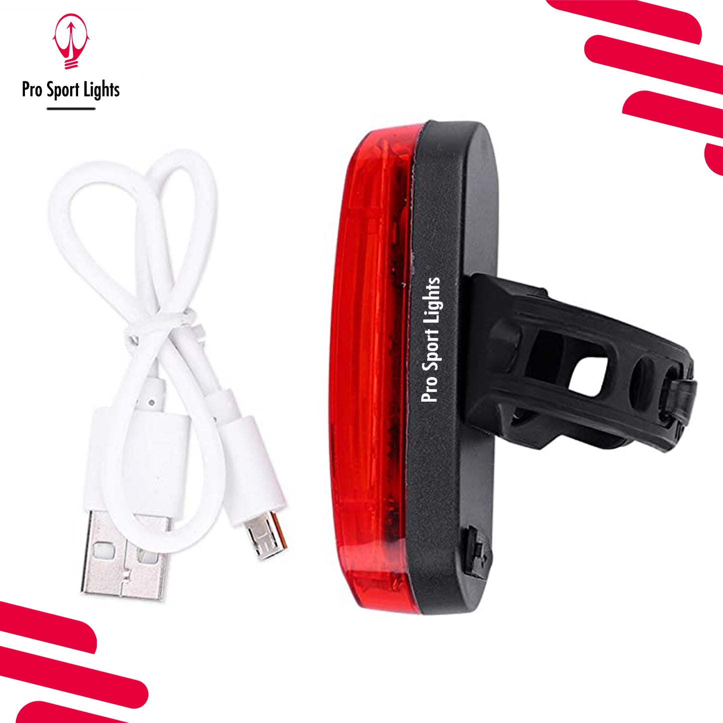 120 Lumen Rood Achterlicht Pro Sport Lights