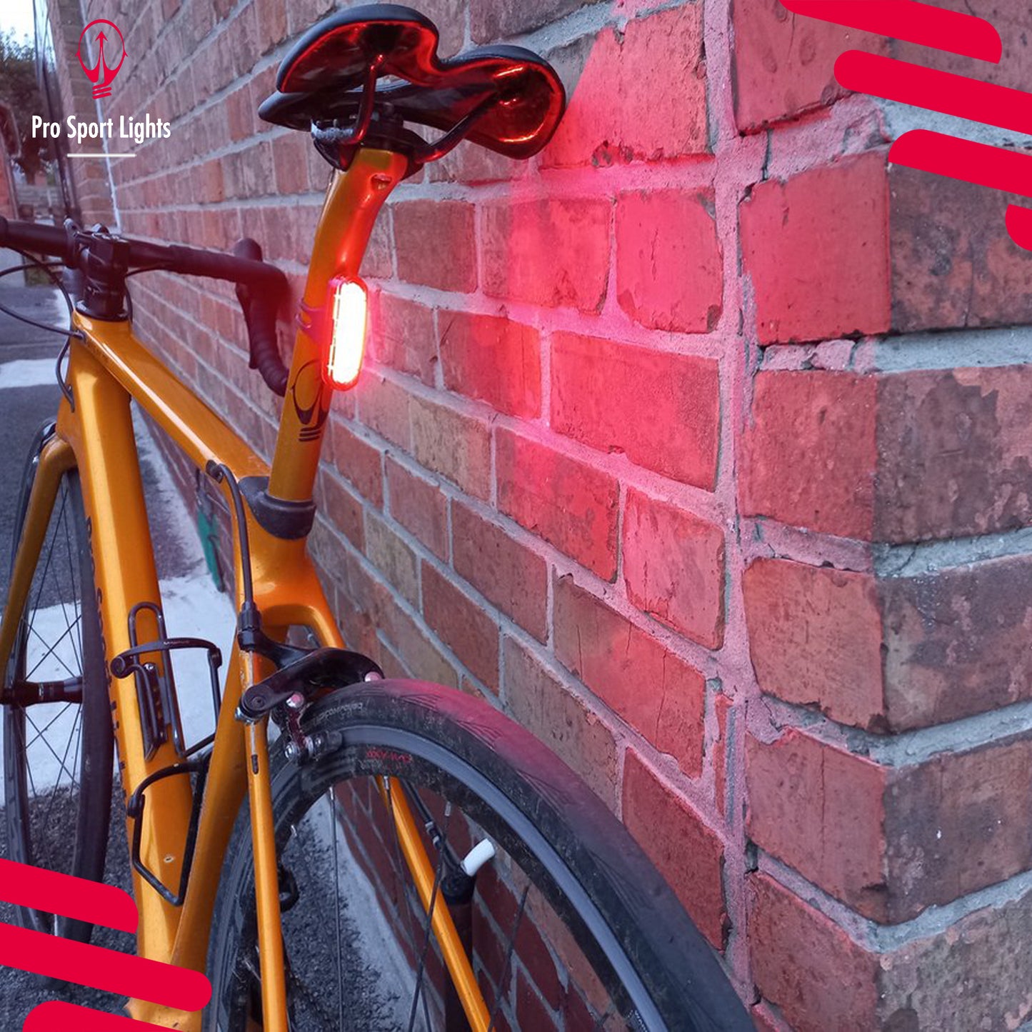 120 Lumen Rood Achterlicht Pro Sport Lights