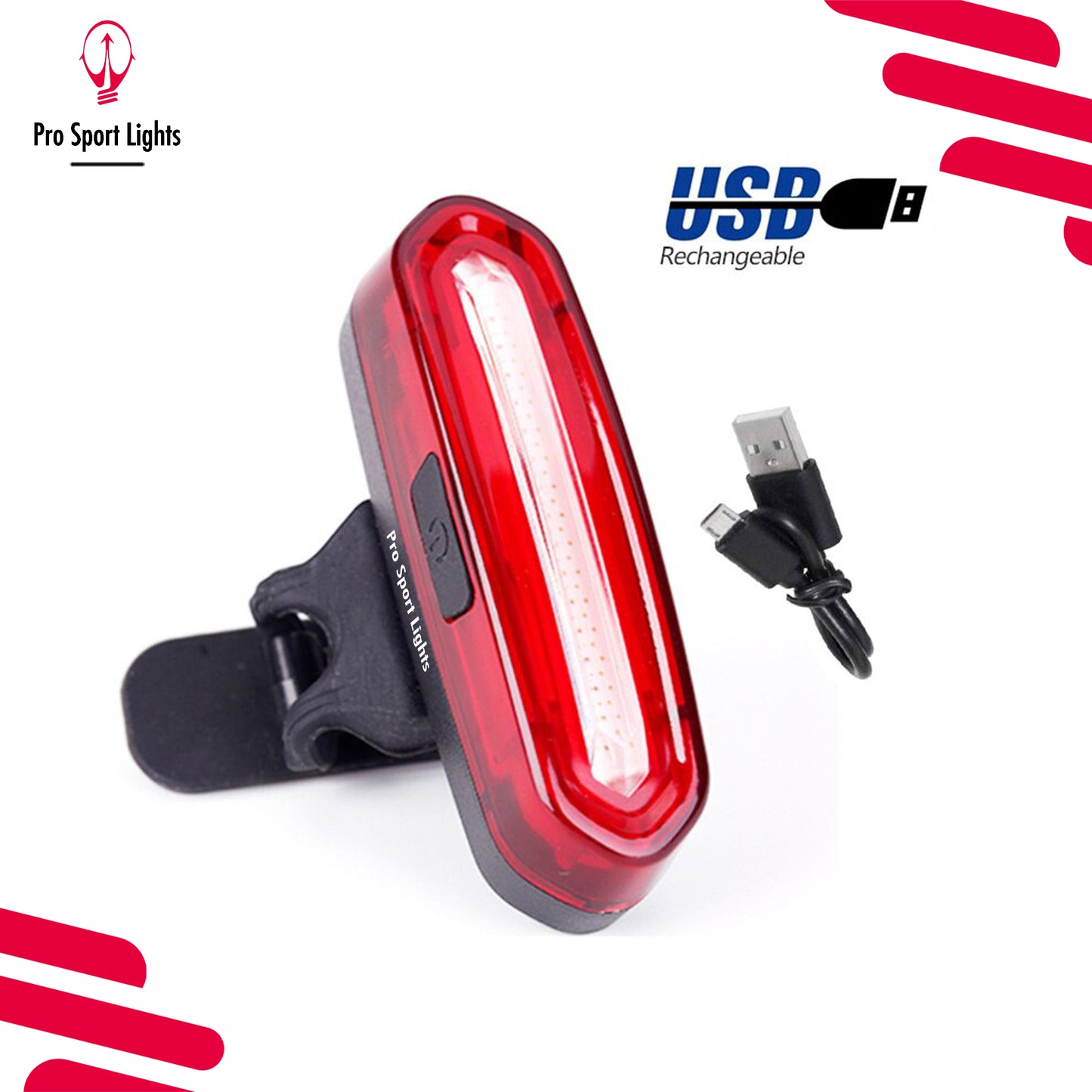 120 Lumen Rood Achterlicht Pro Sport Lights