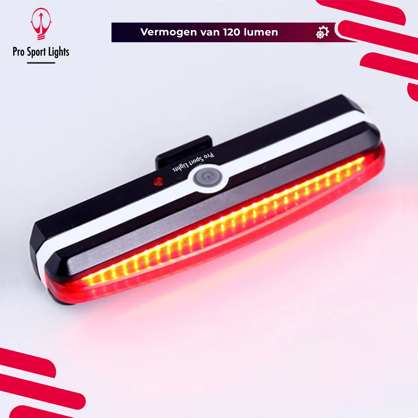 Fietsverlichting Micro USB Oplaadbaar