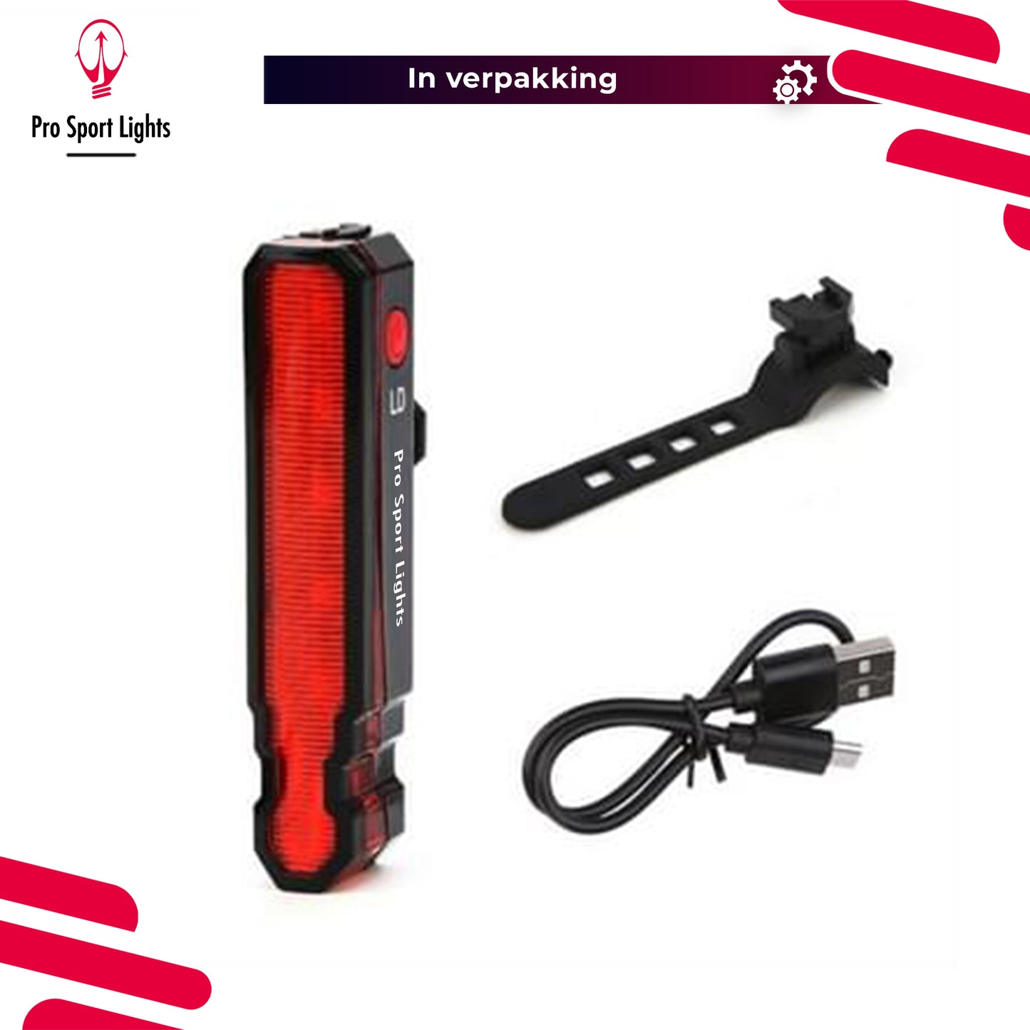 Rood Polyline Pro Sport Lights achterlicht
