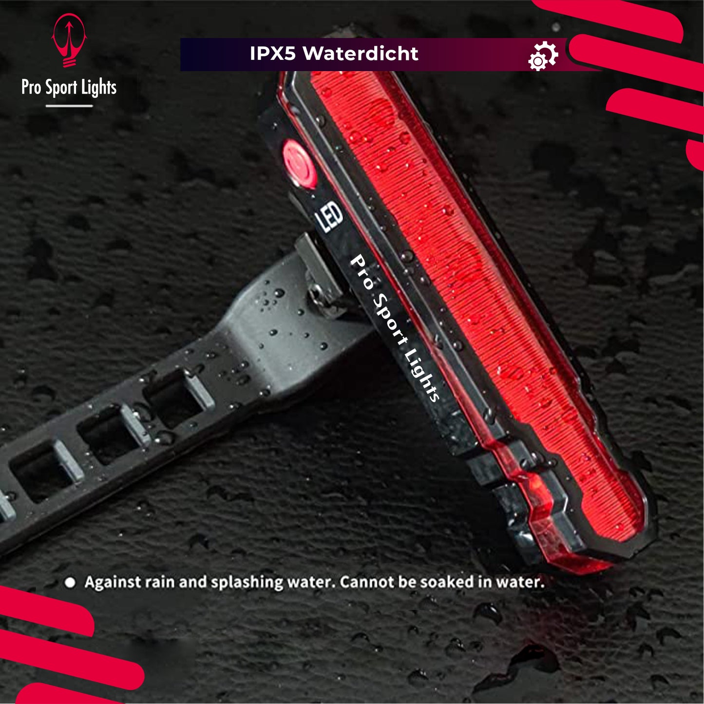 Rood Polyline Pro Sport Lights achterlicht