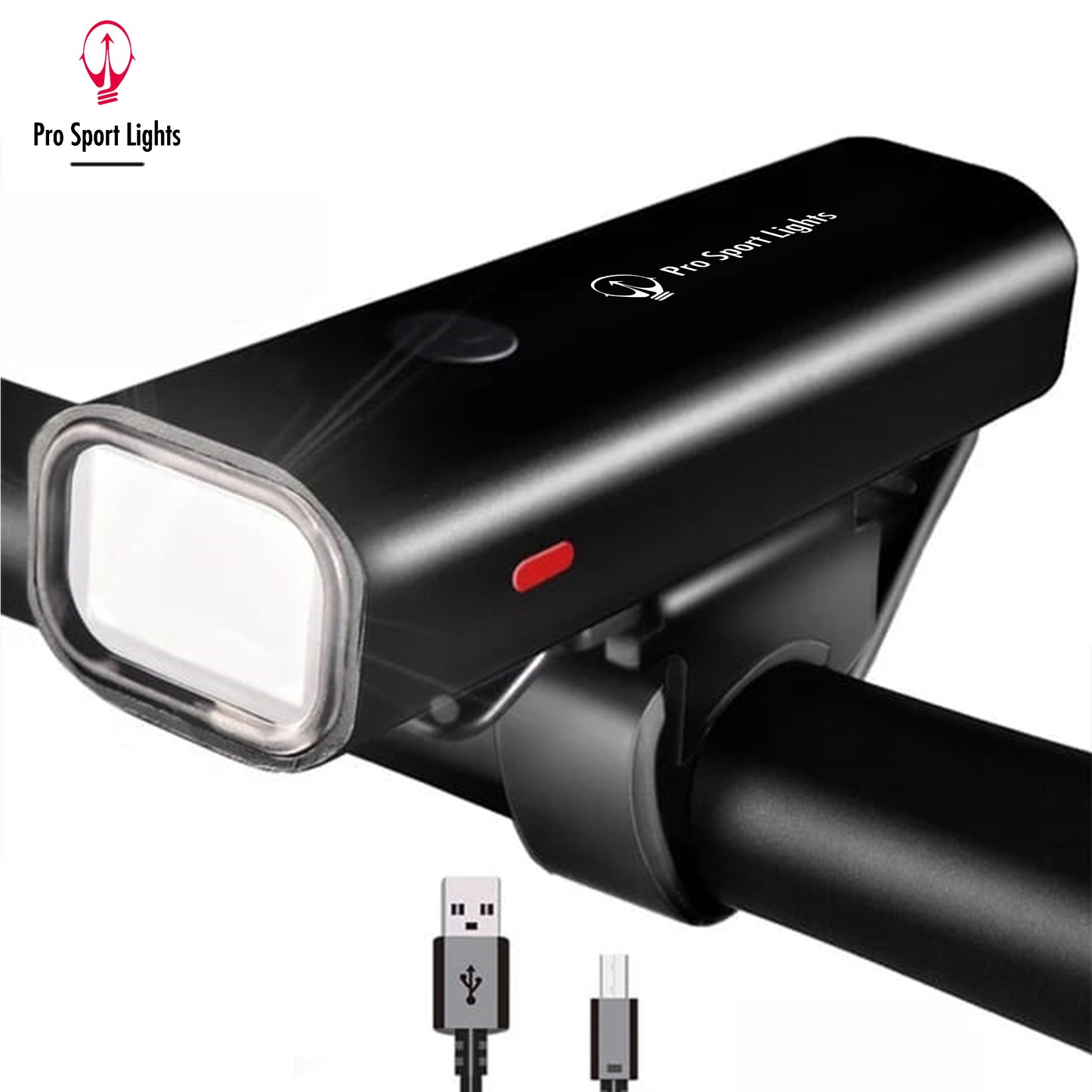 400 Lumen Pro Sport Lights - Fietsverlichting LED Micro USB Oplaadbaar