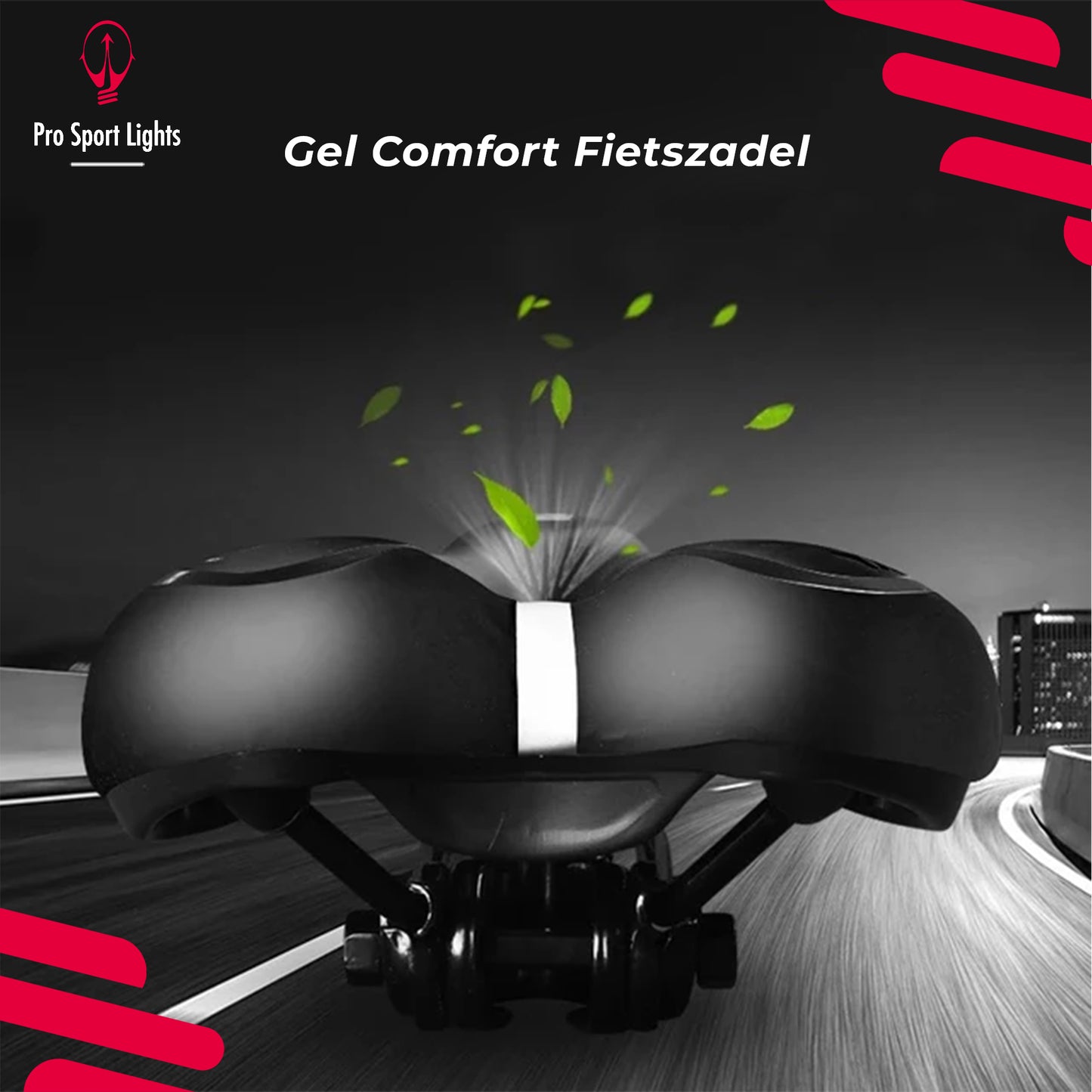 Gel comfort Fietszadel - Heren/Dames