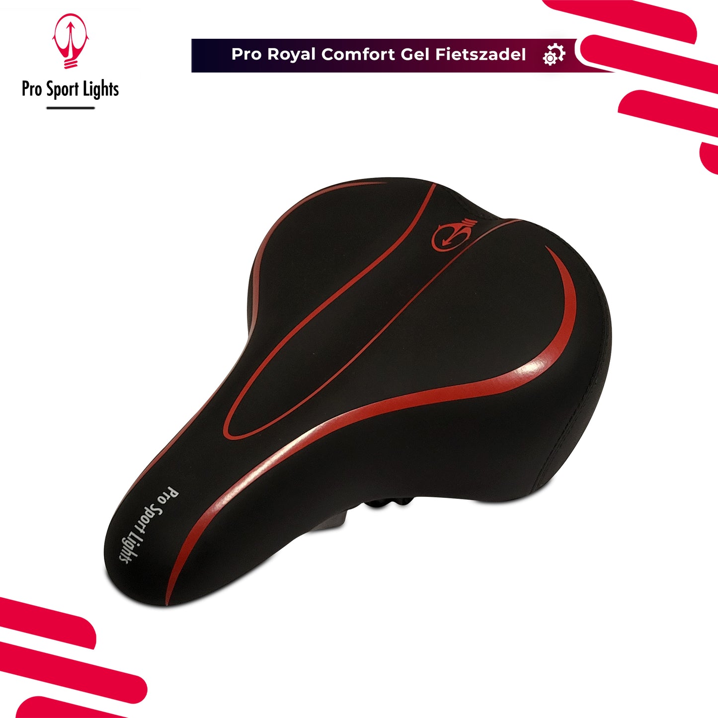 Gel Royal Pro Sport Lights Fietszadel