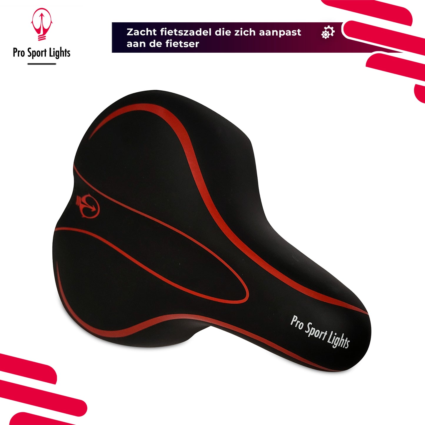 Gel Royal Pro Sport Lights Fietszadel