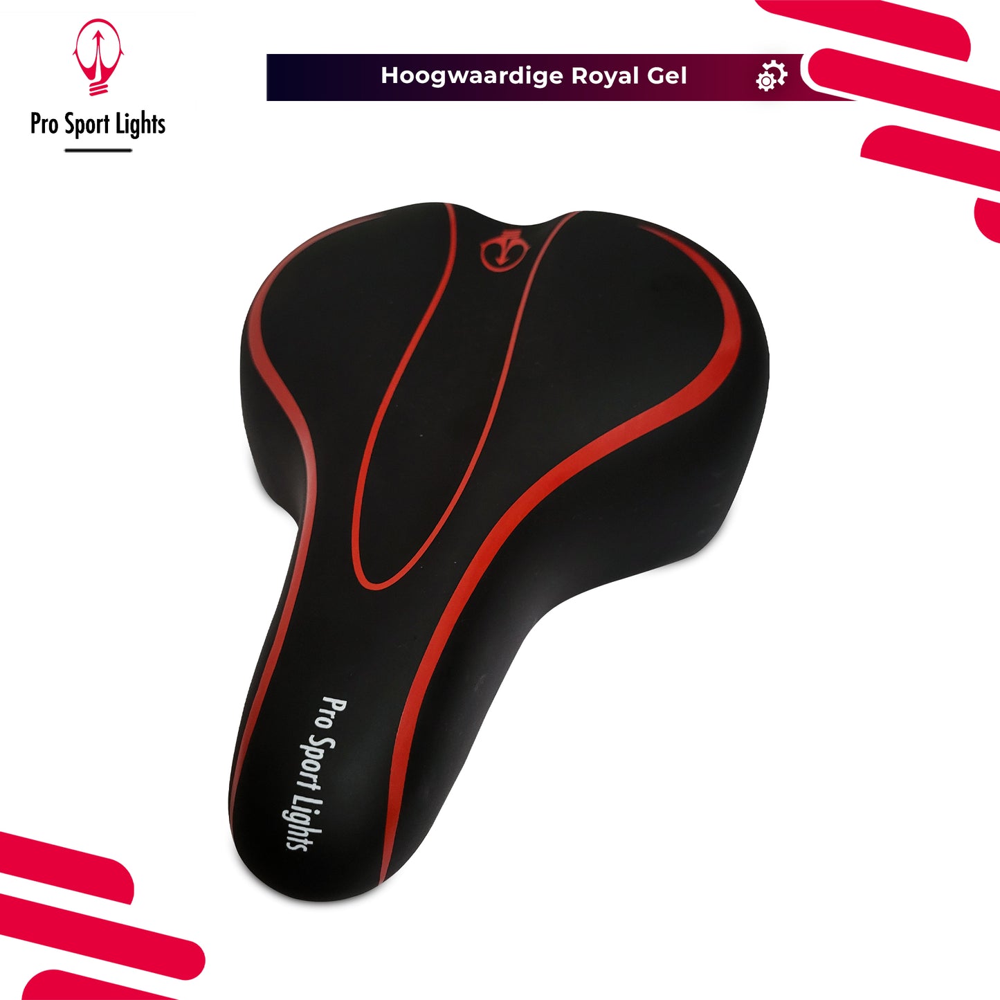 Gel Royal Pro Sport Lights Fietszadel