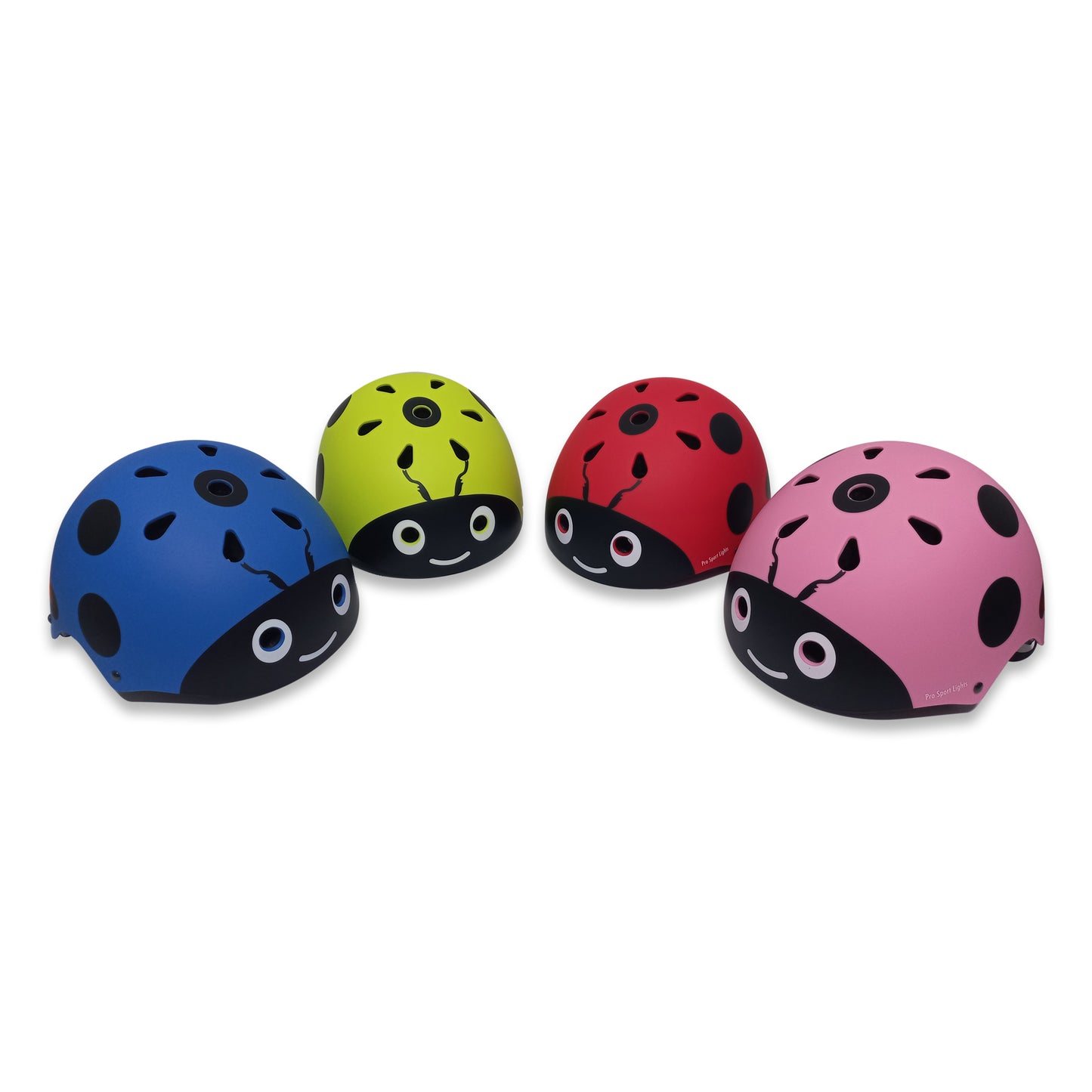 Casque de vélo enfant Pro Sport Lights - Jaune - Petit