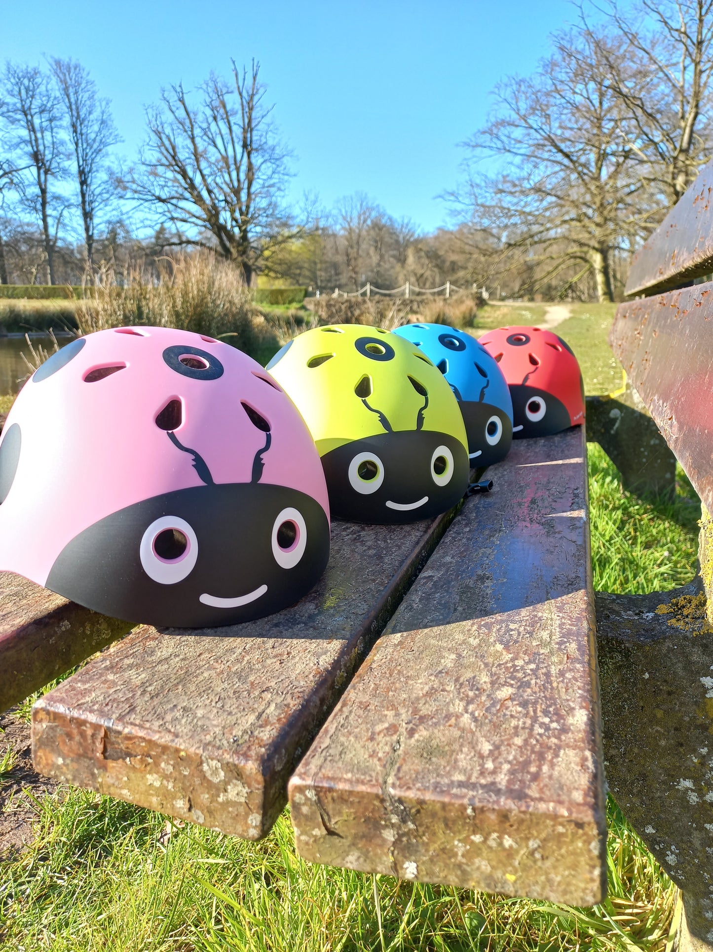 Casque de vélo enfant Pro Sport Lights - Jaune - Petit