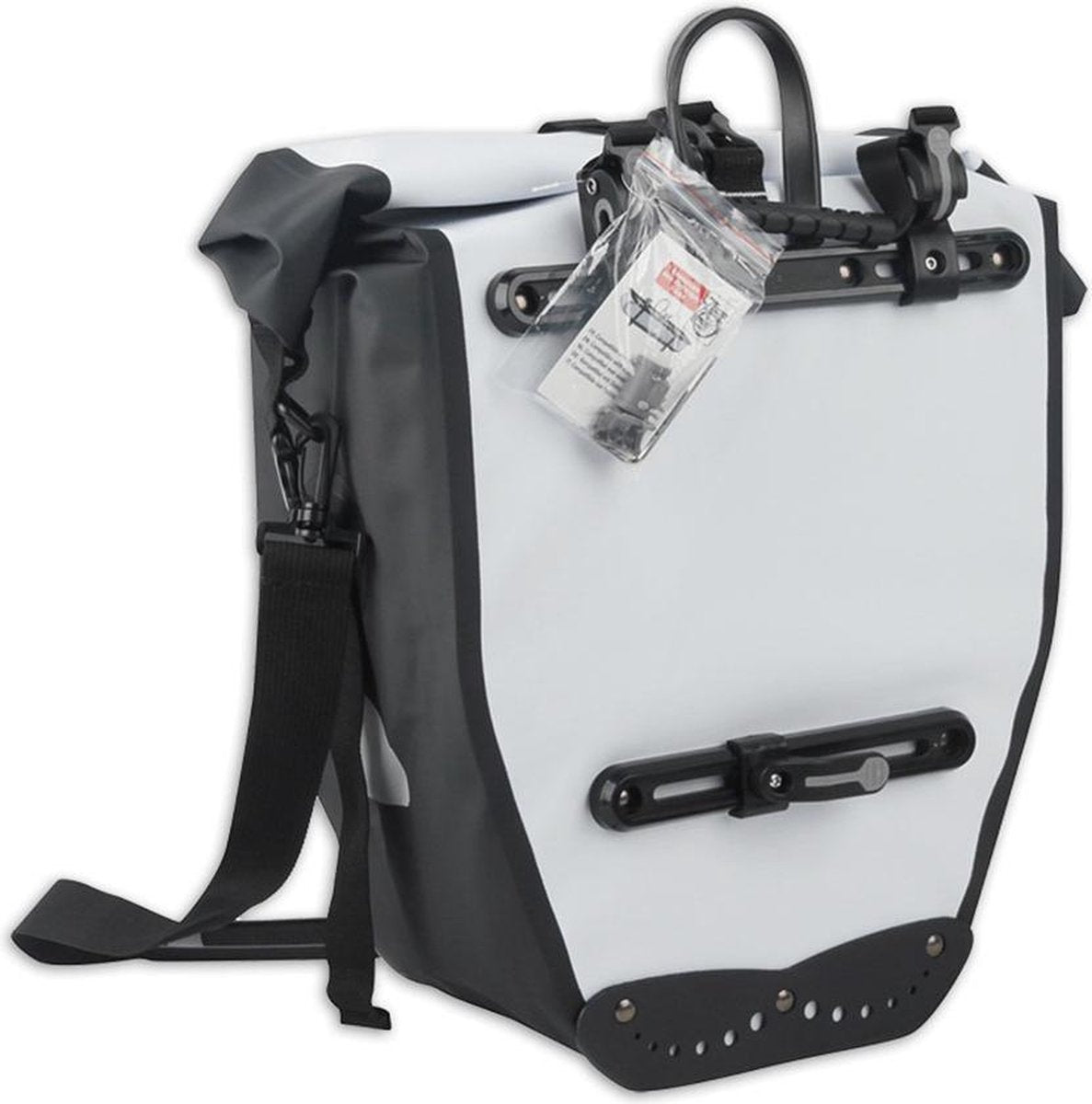 Lynx Waterdichte Fietstas Tarpaulin XL 25 Liter - Wit