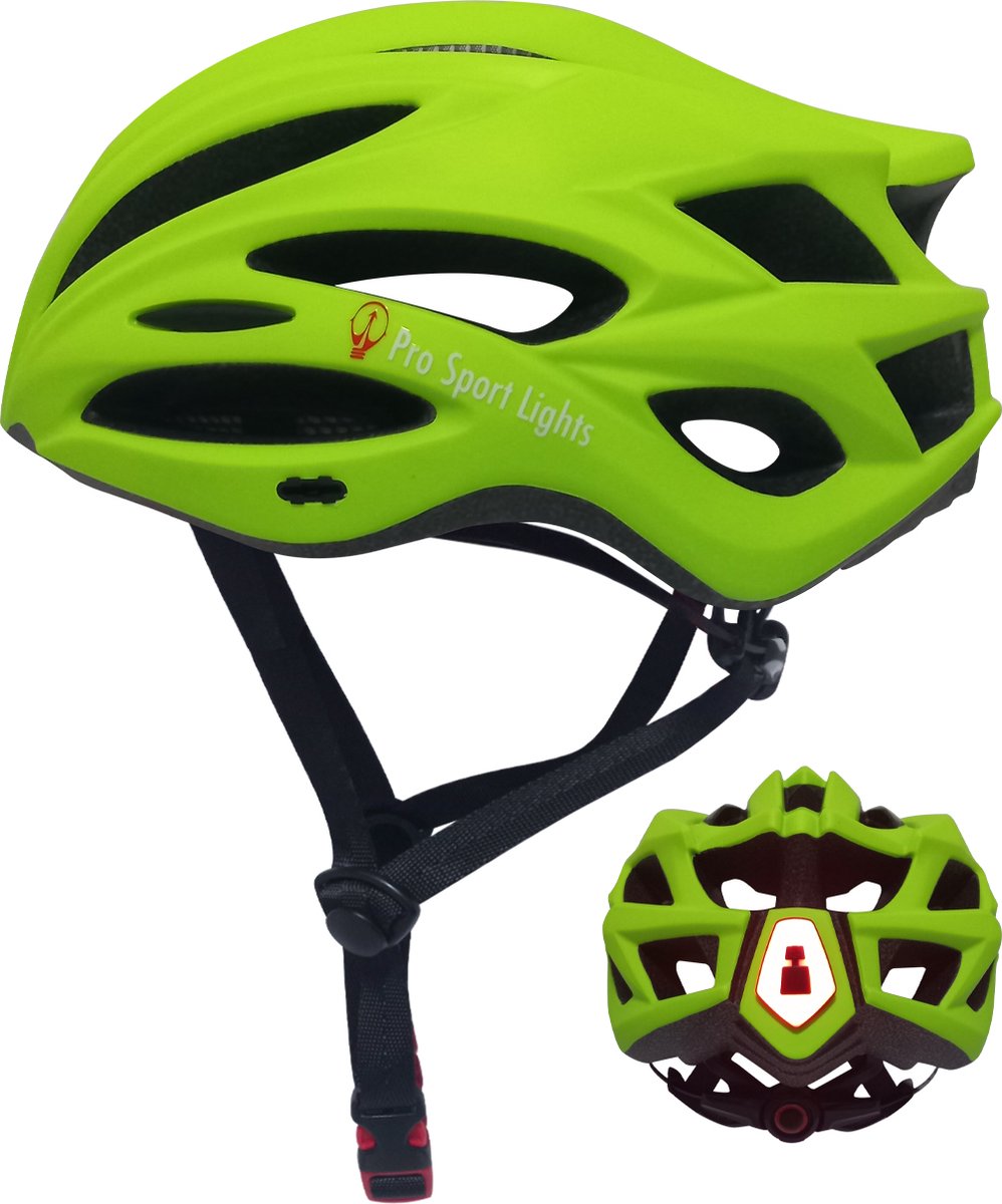 Fietshelm Dames/Heren - One Size - Met LED Verlichting