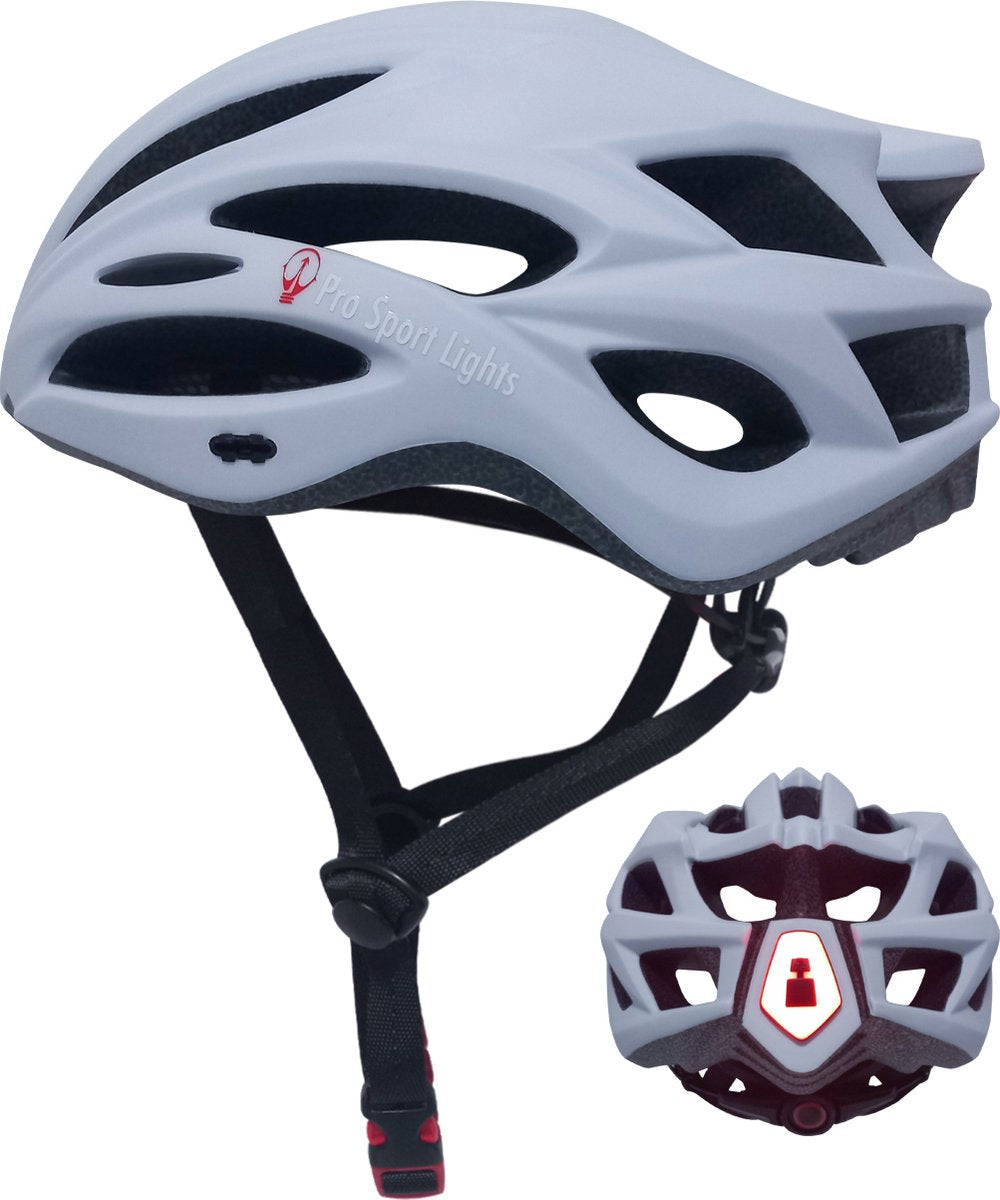 Fietshelm Dames/Heren - One Size - Met LED Verlichting