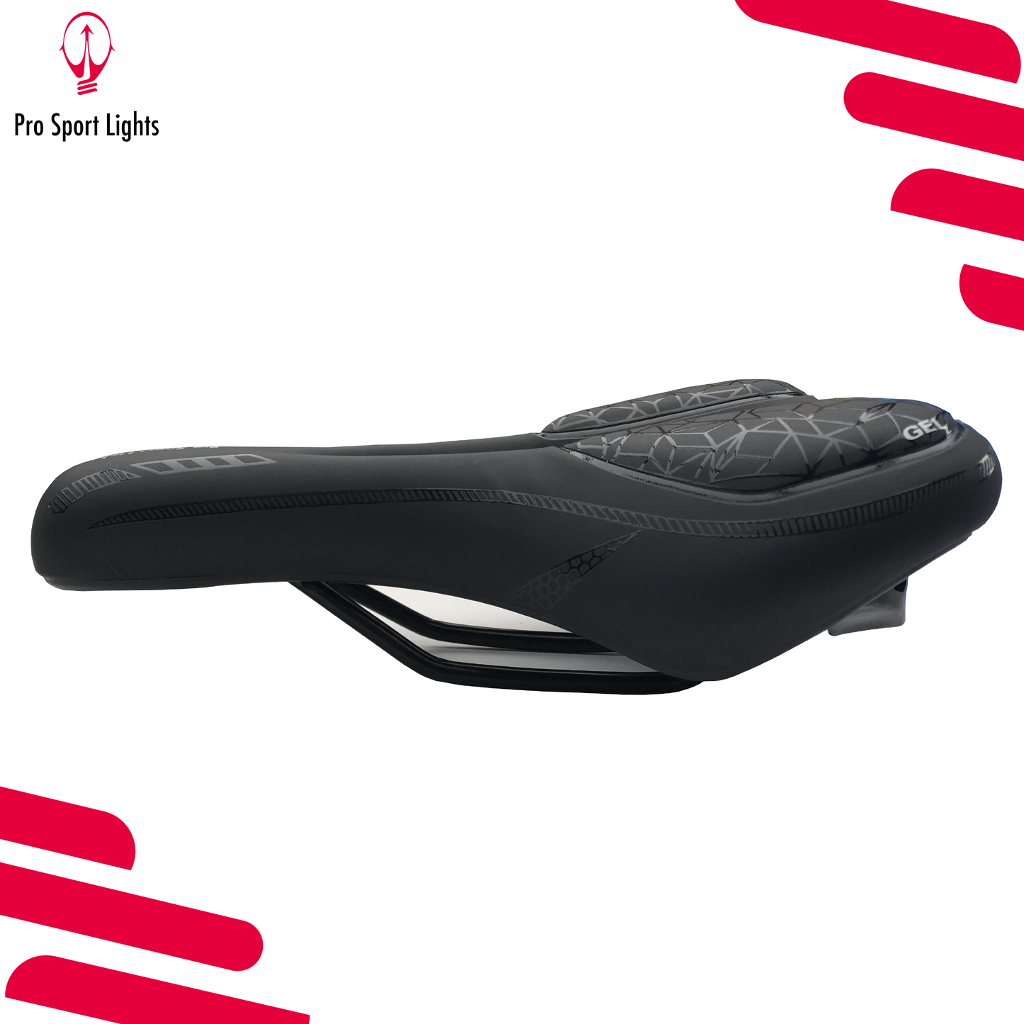 Pro Sport Lights Fietszadel Royal Series Gel 270x170mm