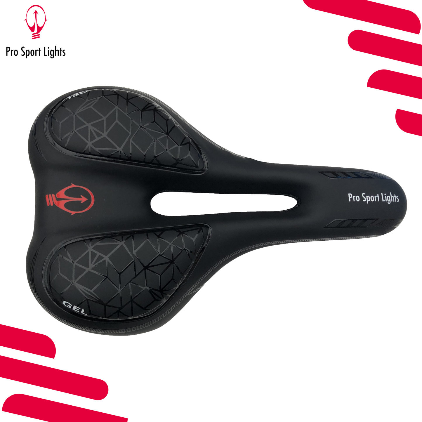 Pro Sport Lights Fietszadel Royal Series Gel 270x170mm