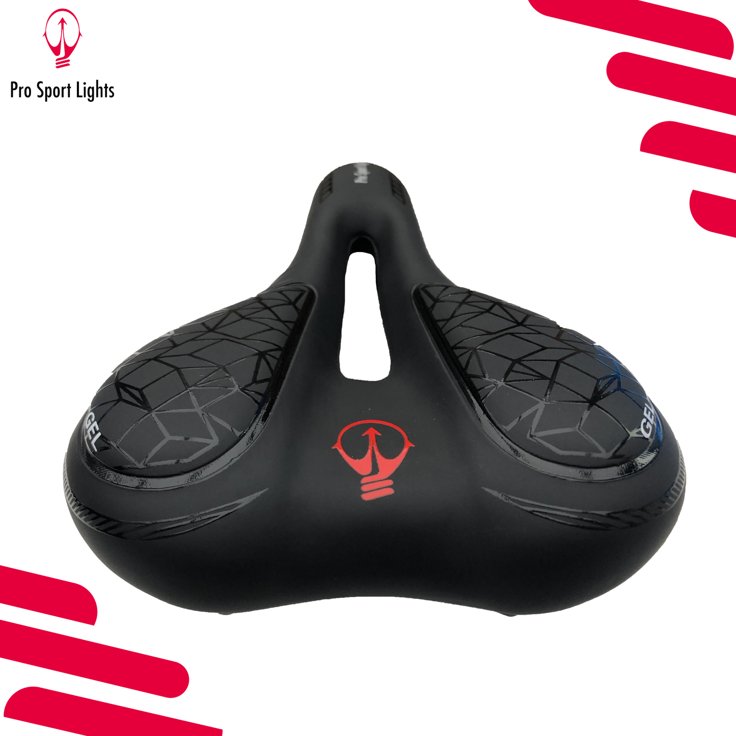 Pro Sport Lights Fietszadel Royal Series Gel 270x170mm