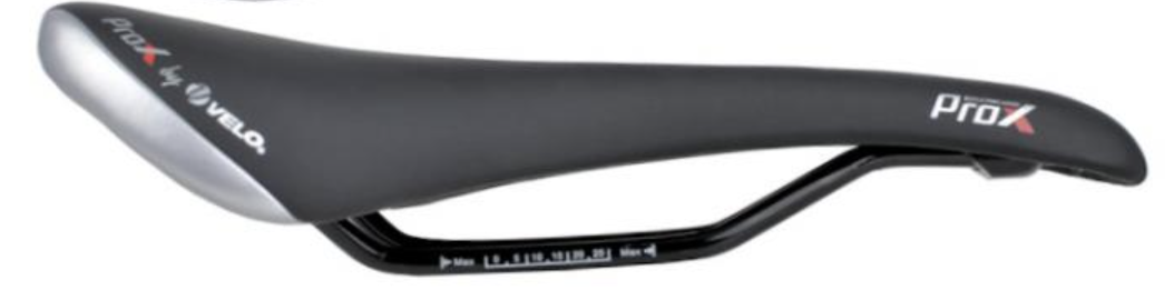Fietszadel ProX Uran - Zwart & Carbon