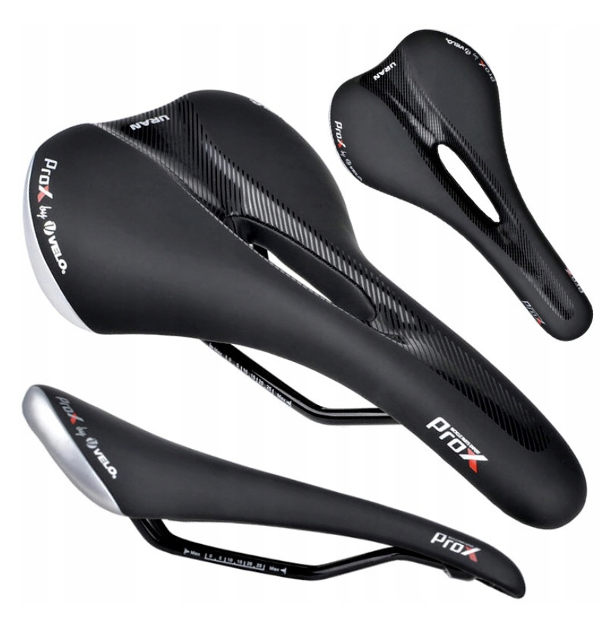 Fietszadel ProX Uran - Zwart & Carbon