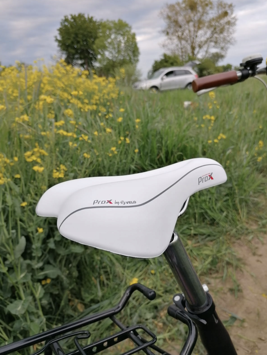 Fietszadel ProX Gel - Wit
