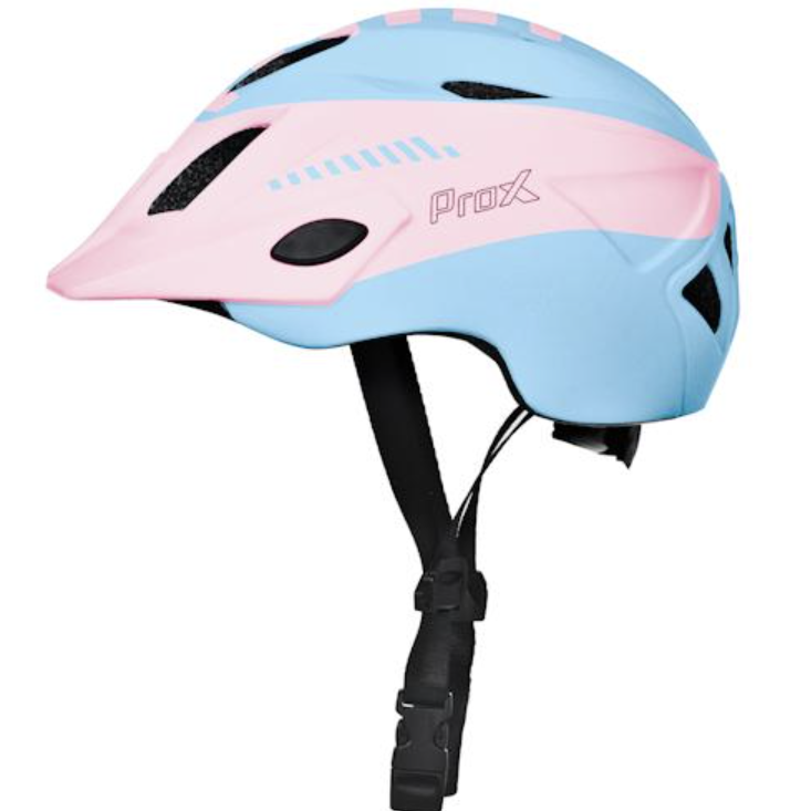 ProX Kinderhelm Roze Blauw