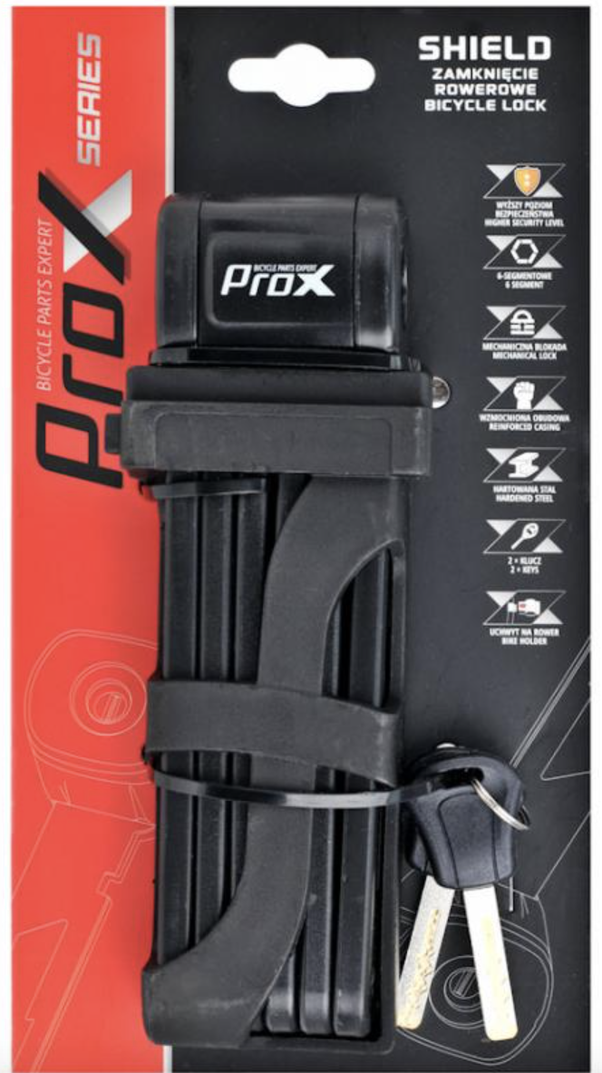 Fietsslot ProX Shield - Vouwslot - 85 cm