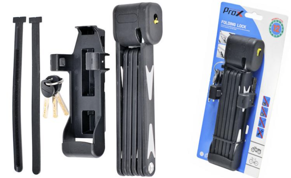 Fietsslot ProX Shield - Vouwslot - 82 cm