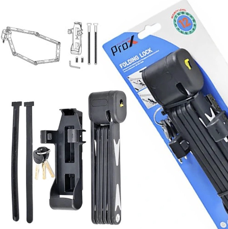 Fietsslot ProX Shield - Vouwslot - 82 cm